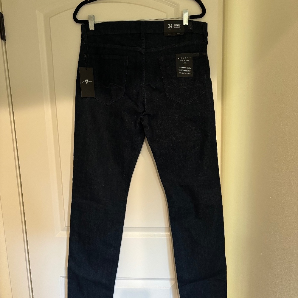 7 For All Mankind Slimmy Airweft Executive - Size 34 NWT